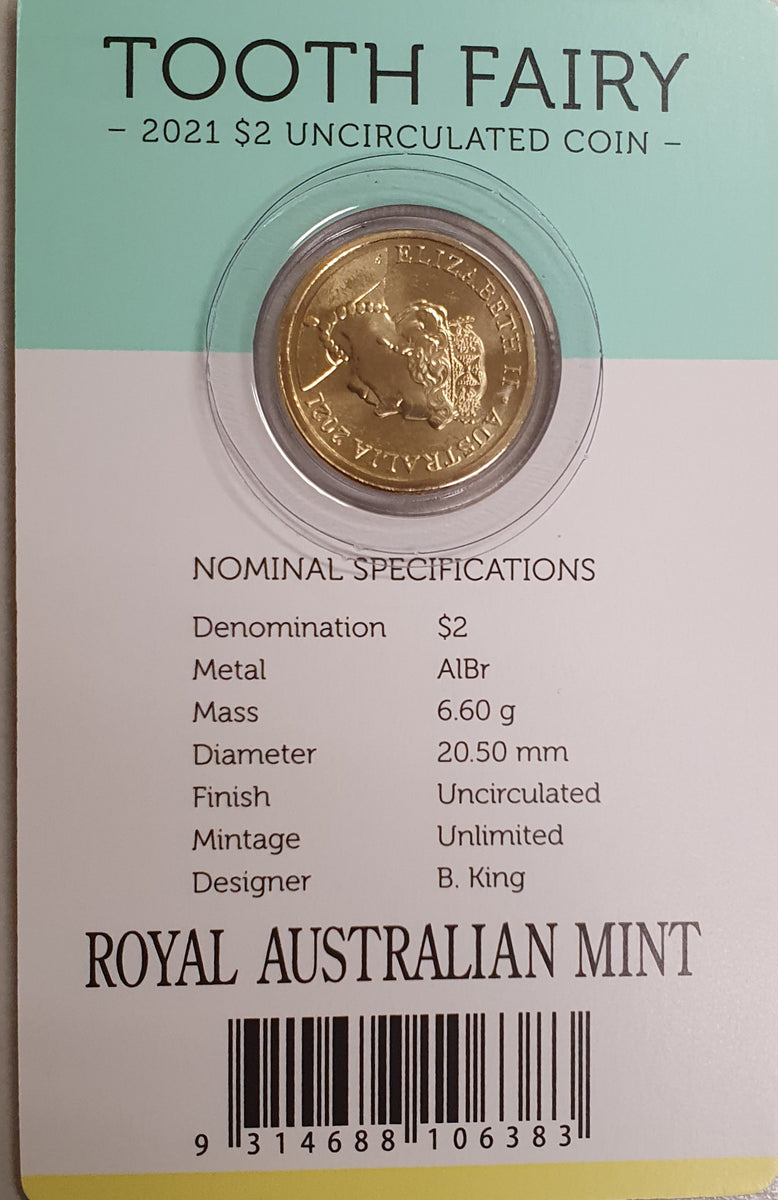 2021 Tooth Fairy 2 Coin Montees Collection