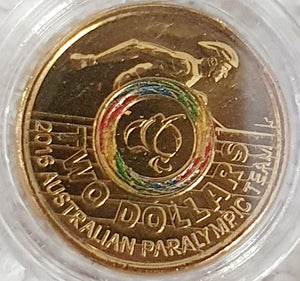 2016 - Australian Paralympic Team - Uncirculated $2 Coin