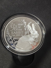 Load image into Gallery viewer, 2023 Year of the Rabbit 1oz Silver coin