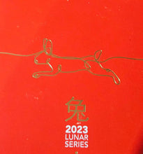 Load image into Gallery viewer, 2023 Year of the Rabbit 1oz Silver coin