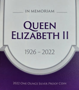 2022 Queen Elizabeth Silver Proof Coin