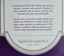 Load image into Gallery viewer, 2022 Queen Elizabeth Silver Proof Coin