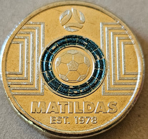2023 Matildas Dark Green $2 Coin, Circulated