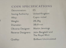 Load image into Gallery viewer, 2022- UK, 5 Pound Brilliant Uncirculated Coin