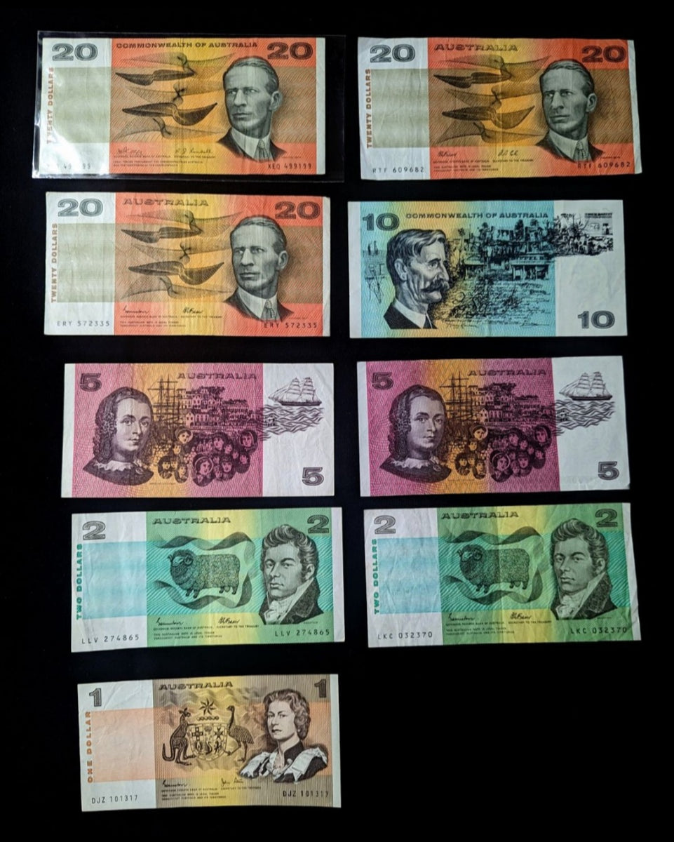 Australian Paper Note Lot | Montees Collection
