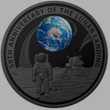 Load image into Gallery viewer, 2019 50th Ann. Lunar Landing - $5 Silver Proof Coin