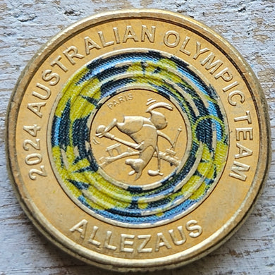 2024 Australian Olympic Team $2 coin 