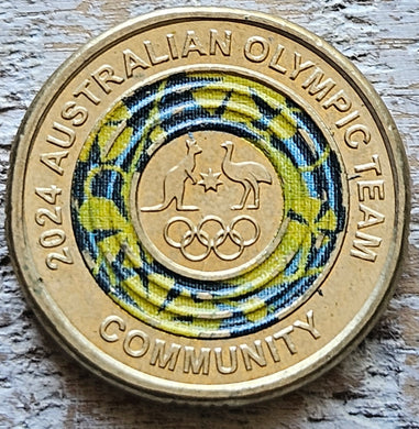 2024 Australian Olympic Team $2 coin 