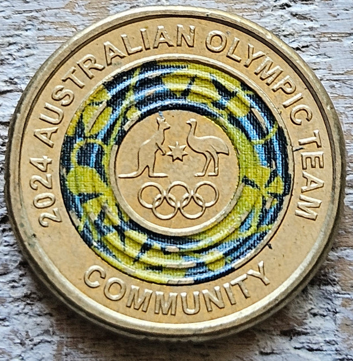2024 Australian Olympic Team $2 coin 