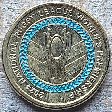 2024 Blue Ring NRL Women's Premiership $2 Coin