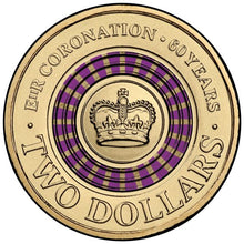Load image into Gallery viewer, 2013 &#39;Purple Coronation&#39; $2 Coin, Circulated