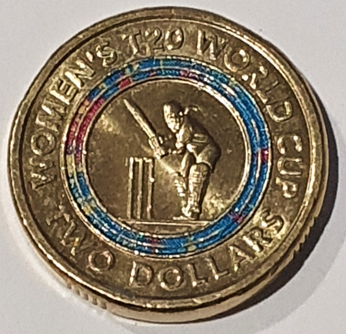 2020 - Womans T20 World Cup - $2 Coin, Circulated