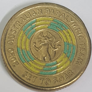 2020 - 'Australian Paralympic Team - $2 Coin, Circulated