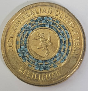 2020 - 'Aus Olympic Team Resilience'  $2 Coin, Circulated