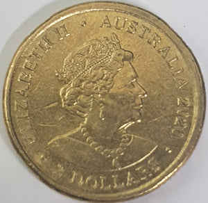2020 - 'Aus Olympic Team Striving'  $2 Coin, Circulated
