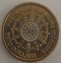Load image into Gallery viewer, 2022 &#39;Frontline Workers&#39; $2 circulated coin