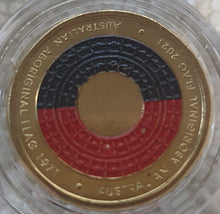 Load image into Gallery viewer, 2021 &#39;Australian Aboriginal Flag&#39; $2 Coin, Uncirculated