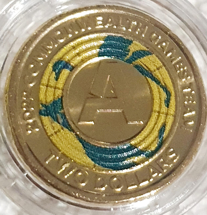 2022, Australian Commonwealth Games Team - 'A' - Uncirculated $2 coin