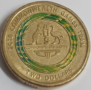 2018 Gold Coast Commonwealth Games $2 Coin, Circulated