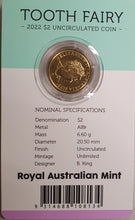 Load image into Gallery viewer, 2022 Tooth Fairy $2 Coin