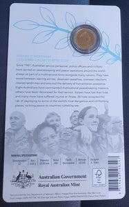 2022 - Peace Keeping $2 coin, C mint