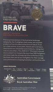 2020 - Australia's Firefighters - Brave - $2 coin, C mint