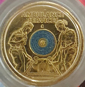 2021 - Australian Ambulance Service - $2 coin, C mint