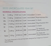 Load image into Gallery viewer, 2022 - Baby Coins - Uncirculated Year Set