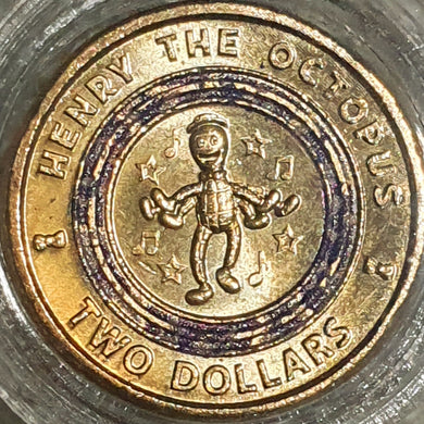 2021 - 'Henry the Octopus'- $2 Coin, Uncirculated