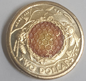 2022 'Honey Bee' $2 Coin, Circulated