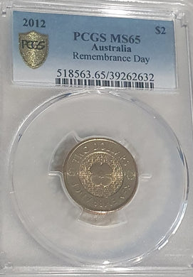 2012 -  $2 Gold Poppy ms65