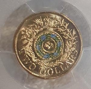 2017 Remembrance Day  $2 Coin - PCSG MS65