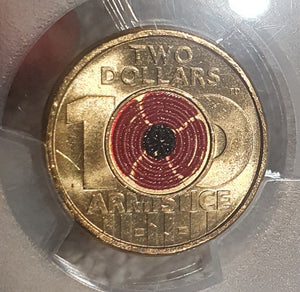 2018 Armistice Centenary  $2 Coin - PCSG MS65