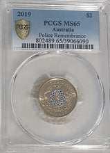 Load image into Gallery viewer, 2019 Police Remembrance Day  $2 Coin - PCSG MS65
