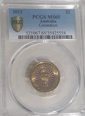 2013 -  $2 Purple Coronation, ms65