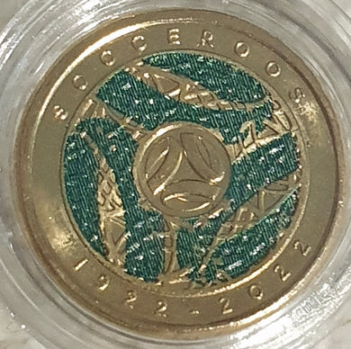 2022 - Socceroos Ann. $2 coin, Uncirculated