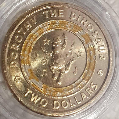 2021 'Dorothy the Dinosaur'- $2 Coin, Uncirculated