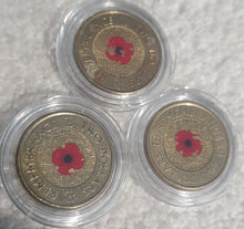 Load image into Gallery viewer, 2012 Remembrance Day, Red Poppy $2 Coin, Circulated