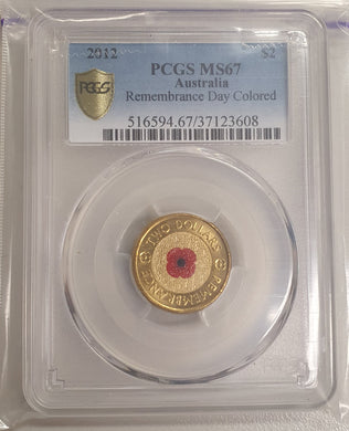 2012 -  $2 Red Poppy ms67