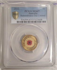 2012 -  $2 Red Poppy ms67