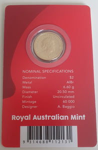 2022 $2 Red Poppy 'C' Mint
