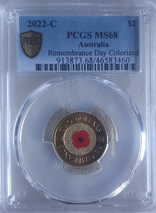 2022 -  $2 Red Poppy 'C Mint'  MS68