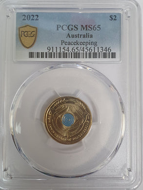 2022 Peacekeeping  $2 Coin - PCSG MS65