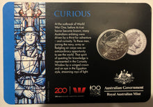 Load image into Gallery viewer, 2018 20c &#39;Curious&#39; Coin -ANZAC Spirit - Armistice Centenary