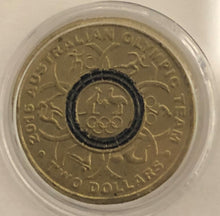 Load image into Gallery viewer, 2016 - Olympic Black Ring - $2  Coin, Circulated