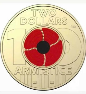 2018 'Armistice' $2 Coin, Uncirculated