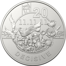 Load image into Gallery viewer, 2018 20c &#39;Decisive&#39; Coin -ANZAC Spirit - Armistice Centenary