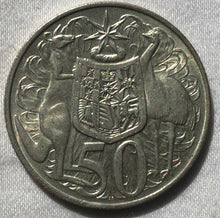 Load image into Gallery viewer, 1966 Round 50 cent Australian coin