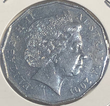 Load image into Gallery viewer, 2001 Circulated - 50 cent -Centenary of Federation - ACT