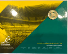 Load image into Gallery viewer, 2019 - Wallabies Australia - $2 Carded Coin, Uncirculated